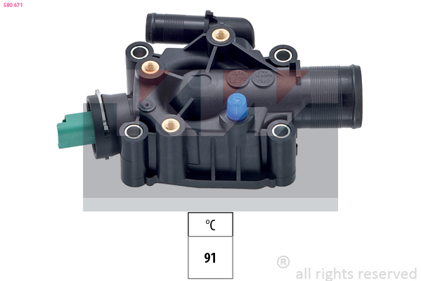 Termostat chladenia KW